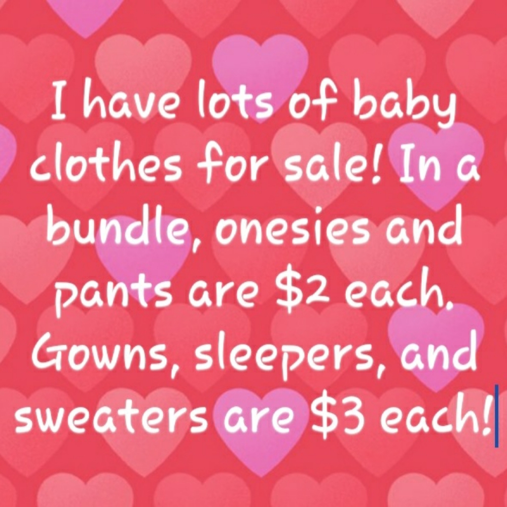 BABY CLOTHES BUNDLES
